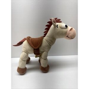 Disney Parks World Land Toy Story Bullseye Horse Plush 11" Stuff Animal Poseable